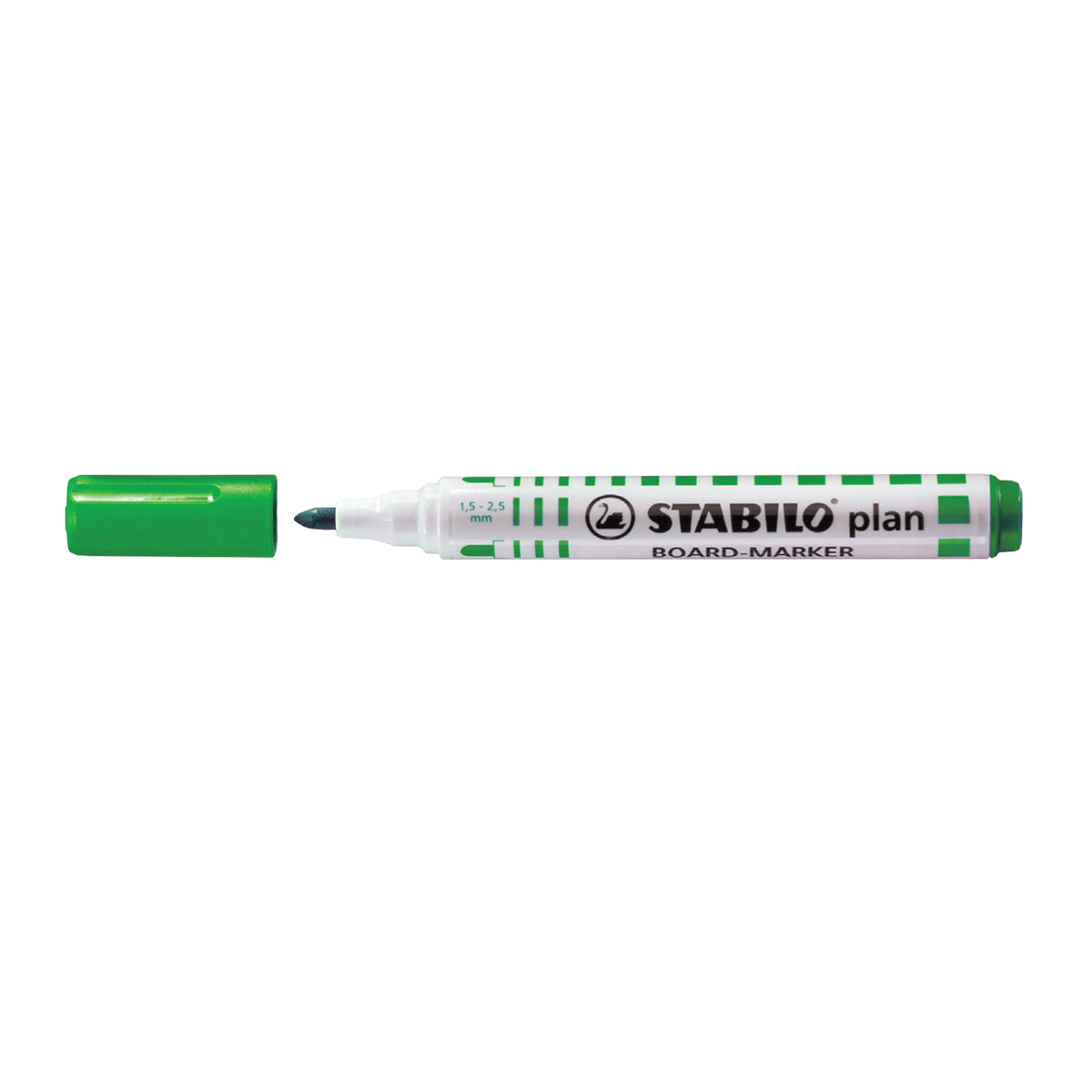 Marker pentru tabla Stabilo Plan 64, varf rotund, 2.5-3.5mm, verde Marker pentru tabla Stabilo Plan 64, varf rotund, 2.5-3.5mm, verde